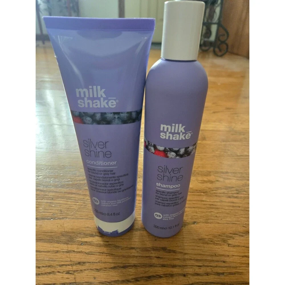 Milk Shake Silver Shine Shampoo 10.1fl oz & Conditioner 8.4fl oz Set